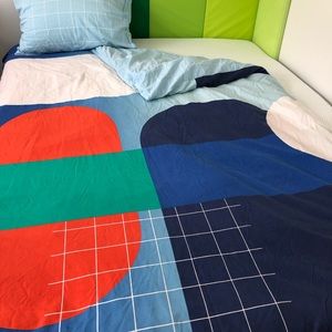 IKEA twin size duvet cover and pillowcase